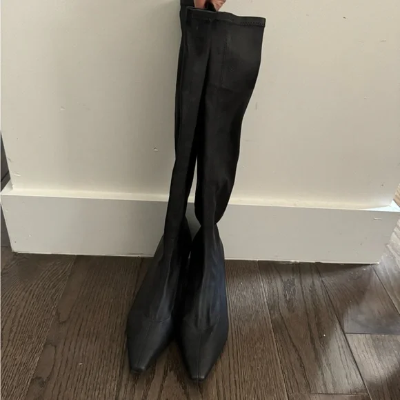 Reformation Otis Leather Boots Size 10 - Picture 5 of 9